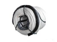 White Double Braided Mooring Rope With 2 Meters Canva Protected Both Ends Good Price And Best Quality