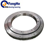 Single-row four point contact ball slewing bearing