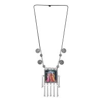 Long Tribal Afghani Beads Necklace
