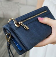 Women Fashion Women Wallets Dull Polish