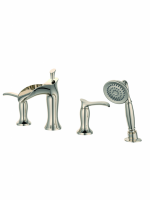 Wide Spread Bath Faucet With Hand