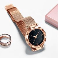 Hot Sell Ladies Watch Star Sky Dial Women Bracelet Watches Japan Quartz Watch Wholesale  Fashion Watch