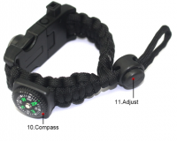 2020 Amazon New Products Survival personalized Bracelet, Camping Equipment Outdoor Items climbing wholesale Survival Bracelet