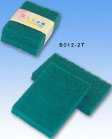 Abrasive scouring pad