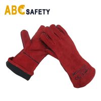 Experience Red Cow Split Welder Gloves