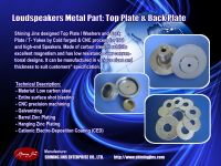 Speakers part Washer and T-Yoke made in Taiwan