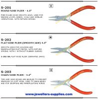 FLAT &amp; CHAIN &amp; ROUND NOSE PLIERS