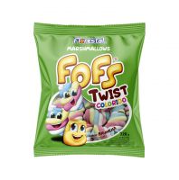 82622 - Marshmallow Fofs Twist Colored Vanilla