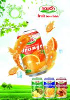 NAWON ORANGE FRUIT JUICE DRINK 330ML X 24