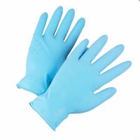 Work Rubber Hand Blue Powder Free Cheap Thick Disposable Nitrile Glove