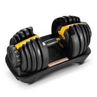 Adjustable Black Gym Fitness Dumbbell Sets for Home Office Use