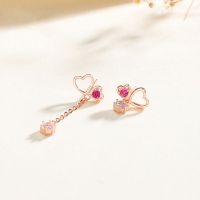 925 Sterling Silver Color CZ Stud