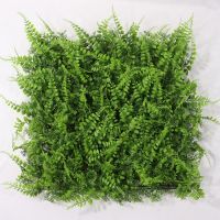 China Art Floral Fake Artificial Plastic Plants Panel 40*60cm Greenery Backdrop Green Wall Panel Artificial Plant