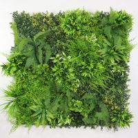 100*100 Vertical System Decoration 3D Artificial Green Grass Wall Panel