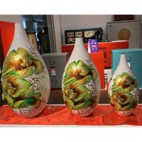 Eco-friendly Lacquer Spun Bamboo Vase