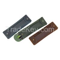 Handmade Desk Luxury Leather Pen Holder