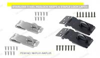 STAINLESS STEEL PADLOCK HASPS & STAPLE