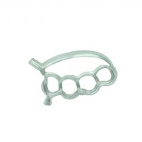 Popular Glass Knuckle Bubbler Transparent Glass