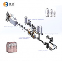 2000BPH Bottled Water Production Line Filling Machine