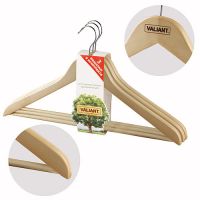 Wooden Hangers In Natural,White,Black