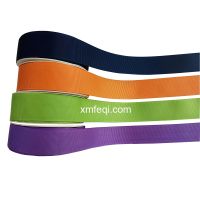 Eco-friendly Recycled RPET Grosgrain Ribbon