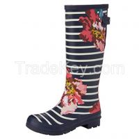 Polular Printed Women Rubber Rain Boots