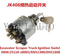 IGNITION SWITCH FOR ISUZU BUS TRUCK