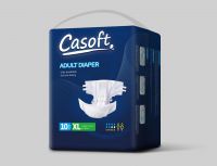 Wholesale Adult Diapers With Tabs Incontinence Disposable Night Briefs Plastic-Backed Adult Diapers