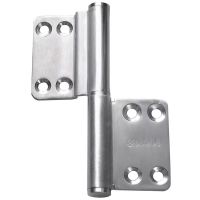 Satin Finish Stainless Steel Flag Wooden