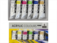 Canvas Use Acrylic Paints 6 X
