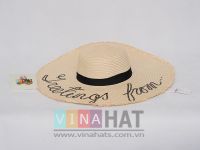 Rafia Women Straw Beach Hat - Wide