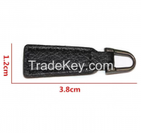 Wholesale Custom Logo Leather Zipper Puller