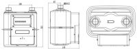 Contact IC Card Smart Gas Meter