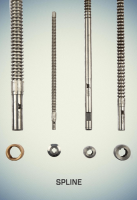 involute spline  popular forms used for connecting driven components in machines and vehicles