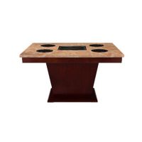 Commercial Wooden Desktop Hot Pot Grill