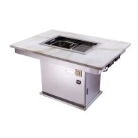 Restaurant Smokeless Hot Pot Table And
