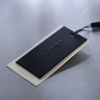 Custom Black Swing Tags, Composed Hang