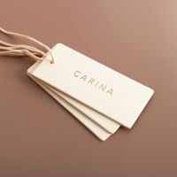 Custom Thick Hang Tag For Clothing