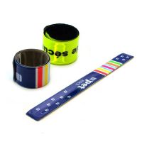 Promotional PVC Reflective Safety Slap Bracelet