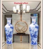 Hnd-painted Blue And White Vase