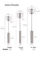 Creative stainless steel semi-automatic egg beater hand pressure rotary household kitchen manual egg beater Mixer