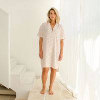 Ladies Bamboo Viscose Short Sleeve Print