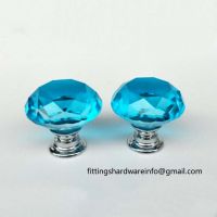 Crystal Drawer Cabinet Knob Diamond Crystal