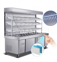 Commercial Refrigeration Showcase Vegetable Refrigeration Cabinet