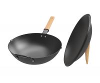 Taste Plus Carbon Steel Wok With