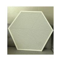 Perforated Ceiling Panel Acoustic Hexagonal Aluminum Clip In Ceiling Tile