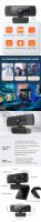 Aoni A561 1080P Webcam,Live Streaming