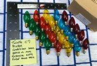 TWINKLE Multicolor Christmas Light Bulbs Assortment