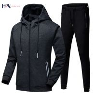 Mens Sweatsuits Sets Men's Tracksuits Zipper Hoodies for Men Jogging Suits Sets with Multi Pocket