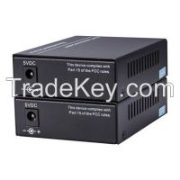 SC Interface Gigabit Fiber Transceiver Single